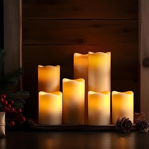 ANJAYLIA Flameless Candles Led Candles Battery Operated Candles with Flickering Flame 4" 5" 6" 7" Pack of 12, Remote Control Candles for Home, Bedroom, Wedding, Christmas, Halloween Decorations
