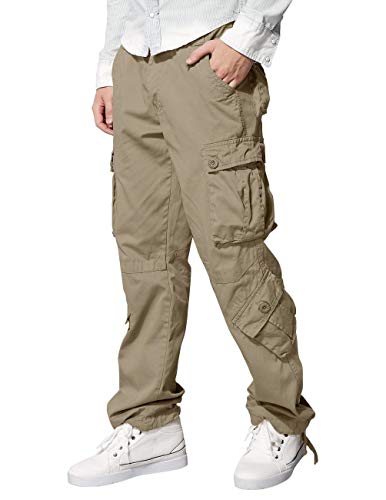 Match Men's Wild Cargo Pants #3357(32,British Khaki)