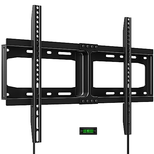 HOME VISION Fixed TV Wall Mount, Low 𝗣𝗿𝗼𝗳𝗶𝗹𝗲 TV Mount for Most 32-75 inch TVs, TV Wall Mount Bracket Max VESA 600X400mm Up to 165lbs Fits 16"-18"-24" Wood Studs, Quick Release Lock