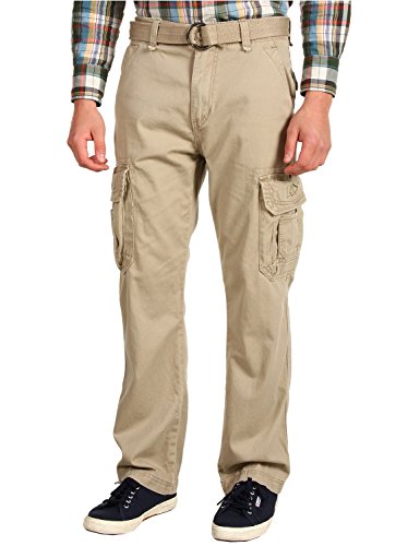 UNIONBAY mens Survivor Iv Relaxed Fit Cargo - Reg and Big Tall Sizes Casual Pants, Desert, 50W x 32L US