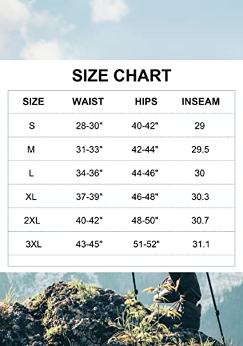 Men's Hiking Cargo Pants Water Resistant Quick Dry Lightweight Outdoor Tactical Pants for Men with Multi Pocket (Sage, XXL)