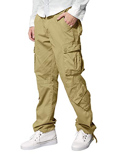 Match Men's Wild Cargo Pants #3357(Khaki,34)