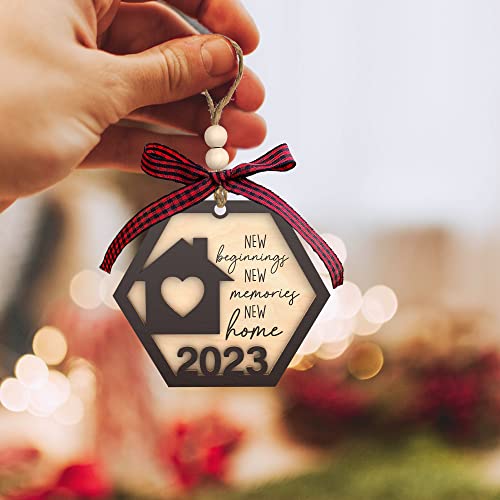 House Warming Gifts New Home - Housewarming Gifts for New House, Housewarming Gift Presents for Women, Couple - New Home Gifts for Home, New Home Owners Gift Ideas - New Home Christmas Ornament 2023