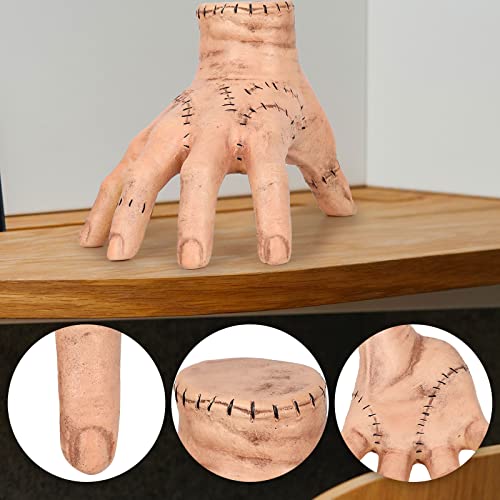 Wednesday Addams Family Thing Hand Scary Realistic Fake Hand Gothic Prop Spooky Home Decor Halloween Bloody Decoration Merlina Brithday Party Supplies