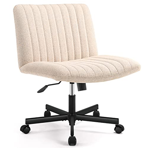 LEAGOO Home Office Desk Chairs Vanity Chair Modern Computer Desk Chair Fabric Desk Chair for Home Office, Bedroom (Mixed Color)