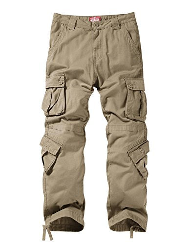 Match Men's Wild Cargo Pants #3357(34,British Khaki)