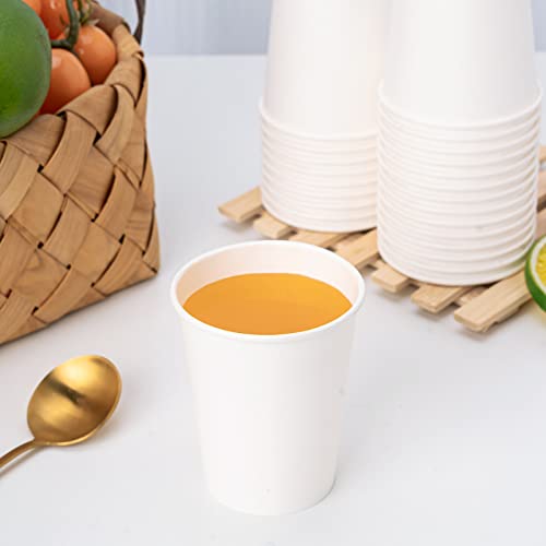 RACETOP [456 count] Paper Cups 8 oz, Disposable Coffee Cups, Hot Coffee Cups, Ideal for Party,Office,Home