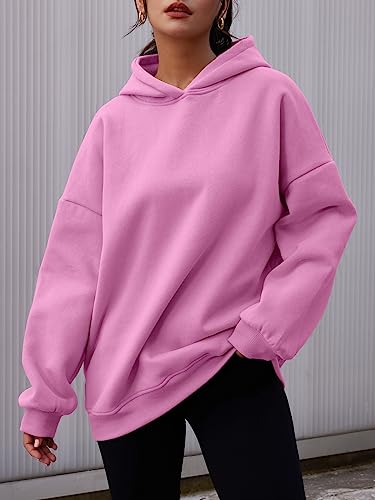 AUTOMET Womens Preppy Clothes Oversized Hoodies Teen Girls Sweatshirts Cute College Clothes 2023 Fashion Outfits Y2k Clothing Travel Vacation Pink