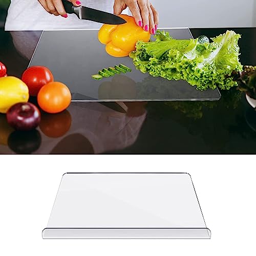 Acrylic Cutting Boards for Kitchen Counter, Acrylic Anti-Slip Transparent Cutting Board, Clear Cutting Board for Countertop, Suitable For Counter Countertop Protector Home Restaurant（18x14 in）