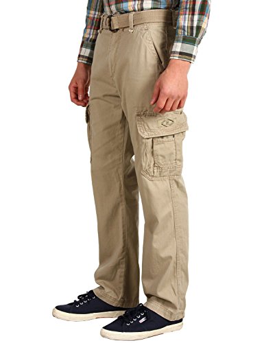 UNIONBAY mens Survivor Iv Relaxed Fit Cargo - Reg and Big Tall Sizes Casual Pants, Desert, 50W x 32L US