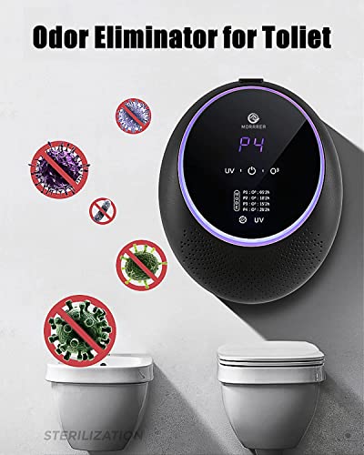 Morrrer Ozone Machine Odor Removal for Home & Pets, Portable Generator with 10,000mAh Battery, Eliminator Home, Smoke , Room Deodorizer Closet, Toilet