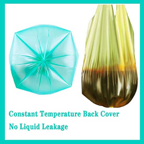4 Gallon Trash Bag,100 Counts Thicken Value Small Trash Bags,Small Colorful Garbage Bags with Handle for Home Office Kitchen Bathroom Trash Can