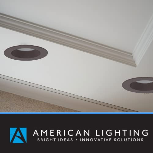 American Lighting ‎120 Volts, LED, 15 Watts, Advantage Select Dimmable Lighting Recessed Downlights; 5-CCT 2700K-5000K, 900Lm, 5/6 in.; 90CRI,AD56-5CCT-DB;Dark Bronze for Home, and Business (8 Pack)