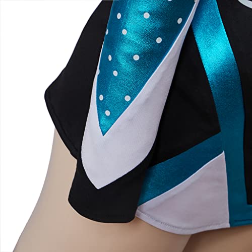 CosplayDiy Maddy Cheerleading Outfit Maddy Costume Girls Cheer Leader Uniform Top Dress S