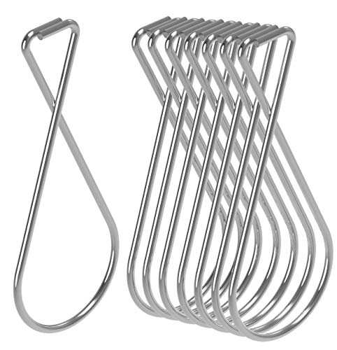 NACETURE Ceiling Hook Clips- 100 Pack Drop Ceiling Hanger Hooks Hanging on Suspended Ceiling Tile, Grid Clips Heavy Duty for Light Plant Office Home Stores Classroom and Wedding Decorations