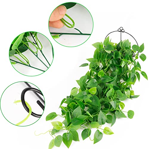 HATOKU 4pcs Artificial Hanging Plants 3.6FT Fake Ivy Vine Leaves for Patio Home Bedroom Wedding Indoor Outdoor Wall Decor