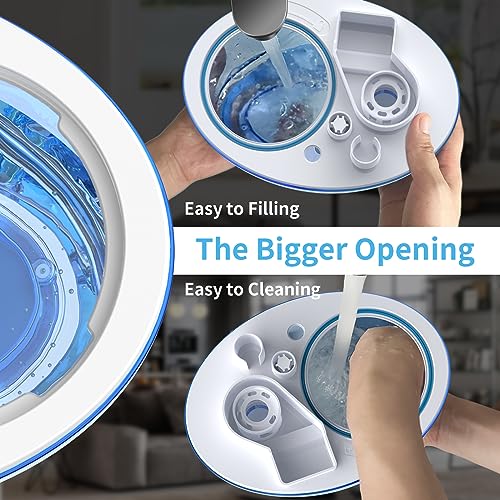 Humidifiers for Bedroom Large Room Home, 2.2L Cool Mist Humidifier for Baby Kids, 30 Hours with Whisper-Quiet Operation, Adjustable 360° Rotation Nozzle, Night Light Function(Blue-White)