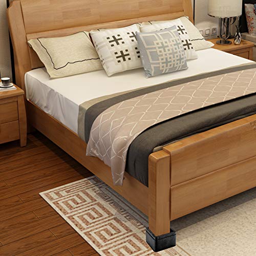 BTSD-home Stackable Bed and Furniture Risers 3 Inch Heavy Duty Bed Lifts for Dorm Couch Chair Table Additional 3 or 6 Inch 8 Pack