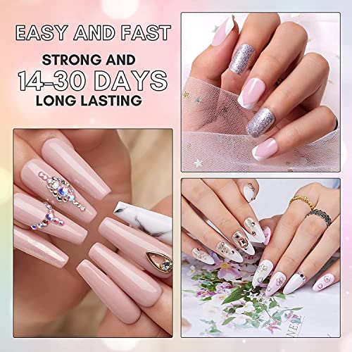 Makartt Super Strong Nail Glue for Acrylic Nails Press On Nails Nail Tips Glue for Stick On Nails Long Lasting Nail Glue for Fake Nails Broken Nails Repair Professional Nail Adhesive Bond 0.07oz 5Pcs