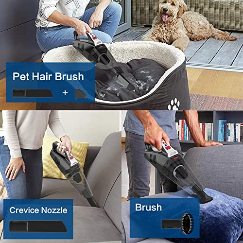 Hihhy Handheld-Vacuum Cordless-Car Vacuum-Portable Rechargeable-Small - Vac High Power Suction with Fast Charge, Lightweight Mini Vac 1.6lb, Hand Vacuum for Home, Car and Pet Hair