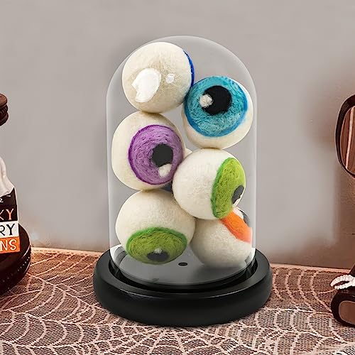 BUTTOOLS Halloween Decorations-Felt Eyeballs-Halloween Monster Eyes for Tiered Tray Decor, Vase Filler,Clear Jar,Table Home Party Indoor Decor