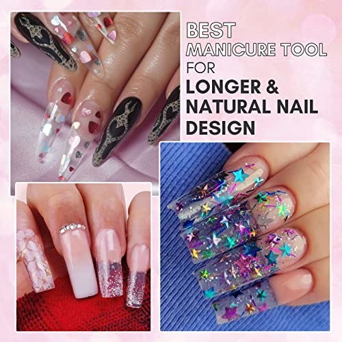 Makartt Poly Nail Gel Clear 50ML Gel Builder for Natural-Looking Crystal-clear Nail Strengthener 3D Molding Gel for Trendy Nail Art Designs-Long-Lasting and Easy to Use Supplies for DIY Salon Quality