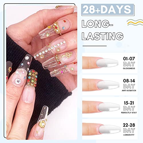 Makartt Poly Nail Gel Clear 50ML Gel Builder for Natural-Looking Crystal-clear Nail Strengthener 3D Molding Gel for Trendy Nail Art Designs-Long-Lasting and Easy to Use Supplies for DIY Salon Quality