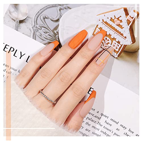 GAOY 23 Pcs Gel Nail Polish Kit, Fall Colors UV Gel Nail Polish Set with Glossy & Matte Top Coat and Base Coat for Nail Art Home DIY Gel Nail Kit