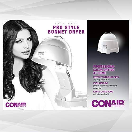 Conair Bonnet Hair Dryer, 1875W Pro Style Bonnet Ionic Hair Dryer