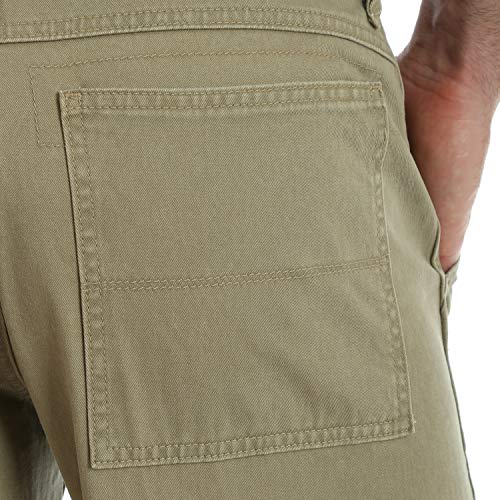 Wrangler Authentics Men's Big & Tall Relaxed Fit Cargo Pant (Logan), British Khaki Twill, 44W x 30L