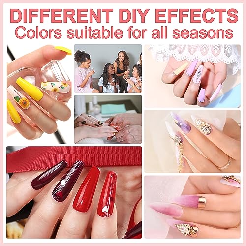 20 Colors Gel Nail Polish Kit with 180w nail dryer Curing Gel Nail Polish Electric nail drill kit