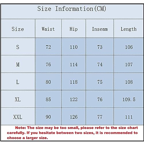 Men's Baggy Loose Cargo Pants Hip Hop Streetwear Drawstring Pockets Wide Leg Jogger Cargo Trousers for Men (White, M)