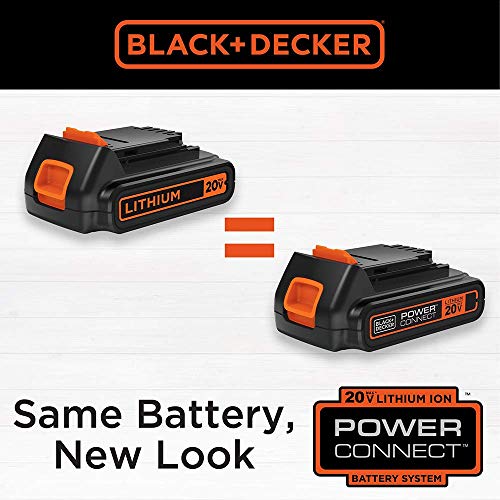 BLACK+DECKER 20V MAX* POWERECONNECT Cordless Drill/Driver + 30 pc. Kit (LD120VA)