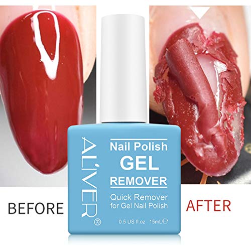 Gel Nail Polish Remover, Gel Remover For Nails, Quick Remove Gel Nail Polish, Professional Gel Nail Remover Remove Gel Polish In 2-3 Minutes Safely