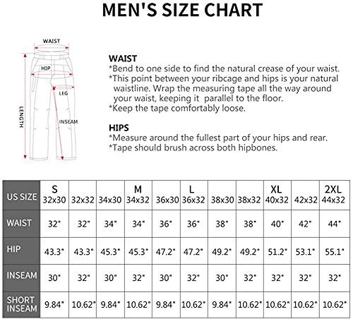 JOMLUN Men’s Hiking Pants Zip Off Cargo Pants Lightweight Quick Dry Convertible Outdoor Shorts Gray