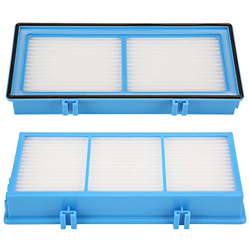 Nispira True HEPA Air Filter Replacement Carbon Compatible with Holmes AER1 HAPF30AT Air Purifier - 1.2” x 10” x 4.6” (4 HEPA Filters + 4 Carbon Filters)