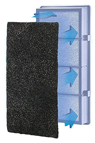 Nispira True HEPA Air Filter Replacement Carbon Compatible with Holmes AER1 HAPF30AT Air Purifier - 1.2” x 10” x 4.6” (4 HEPA Filters + 4 Carbon Filters)