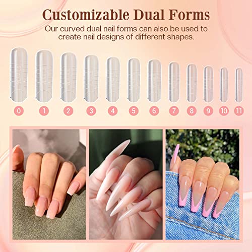 Modelones Poly Nail Gel Kit 30ml 2PCS With Slip Solution Extension Builder Enhancement Professional Starter Kit All-in-One Nail Technician French Kit