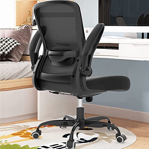 Office Chair, Ergonomic Desk Chair with Adjustable Lumbar Support, High Back Mesh Computer Chair with Flip-up Armrests-BIFMA Passed Task Chairs, Executive Chair for Home Office