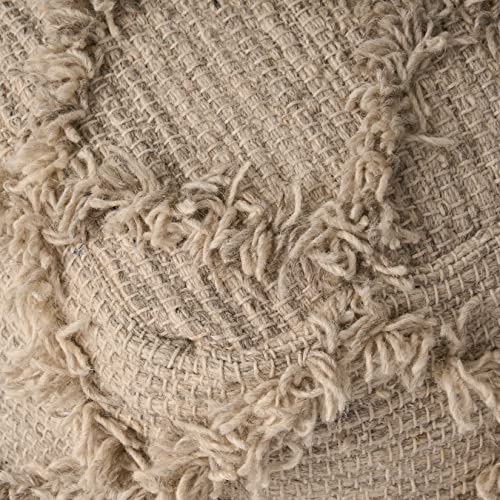 Christopher Knight Home Jucar Fabric Pouf, Grey