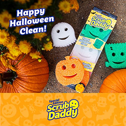 Scrub Daddy Sponge - Halloween - Non-Scratch Scrubbers for Dishes and Home - 3ct