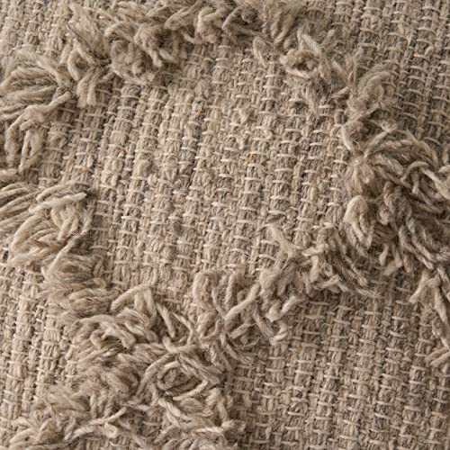 Christopher Knight Home Jucar Fabric Pouf, Grey