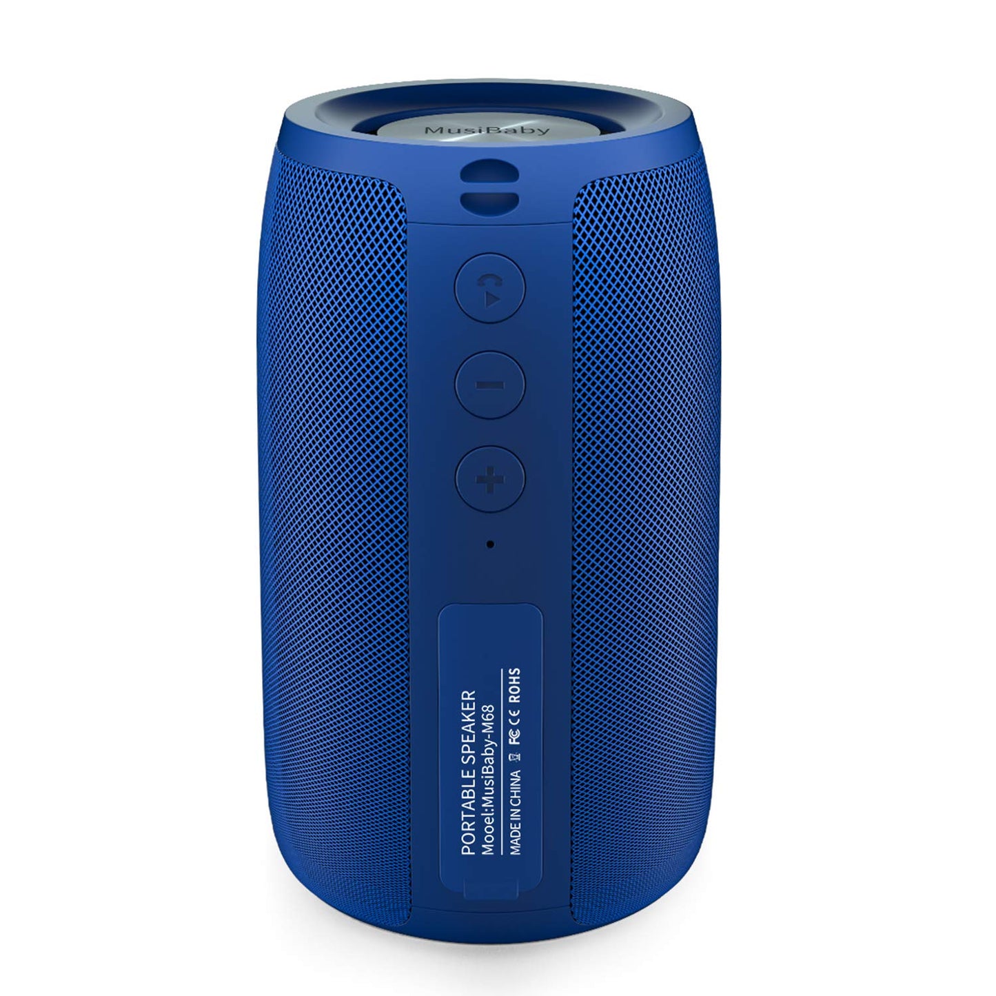 Bluetooth Speakers,MusiBaby Speaker,Outdoor,Wireless,Waterproof, Portable Speaker,Dual Pairing, Bluetooth 5.0,Loud Stereo,Booming Bass,1500 Mins Playtime for Home,Party,Gifts(Blue)